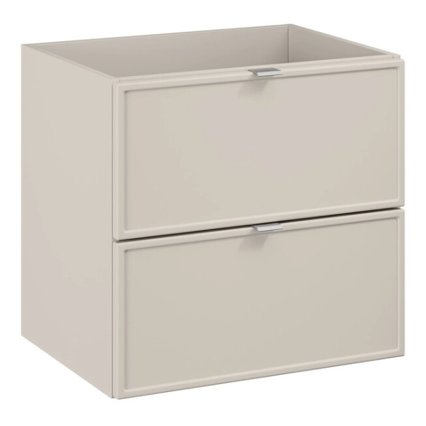 Szafka pod umywalkę 60 cm wisząca kaszmirowy mat szuflady BELLA CASHMERE 82-60-46-2S, Comad